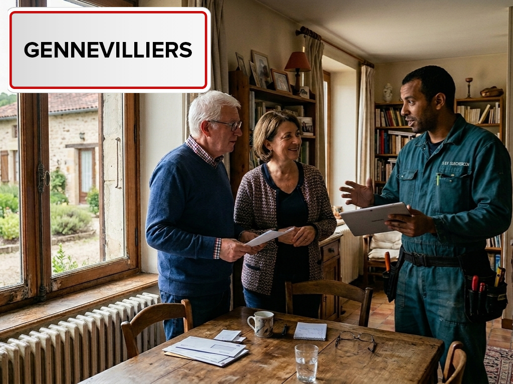 Installation de pompe à chaleur à Gennevilliers (92230) dans les Hauts-de-Seine